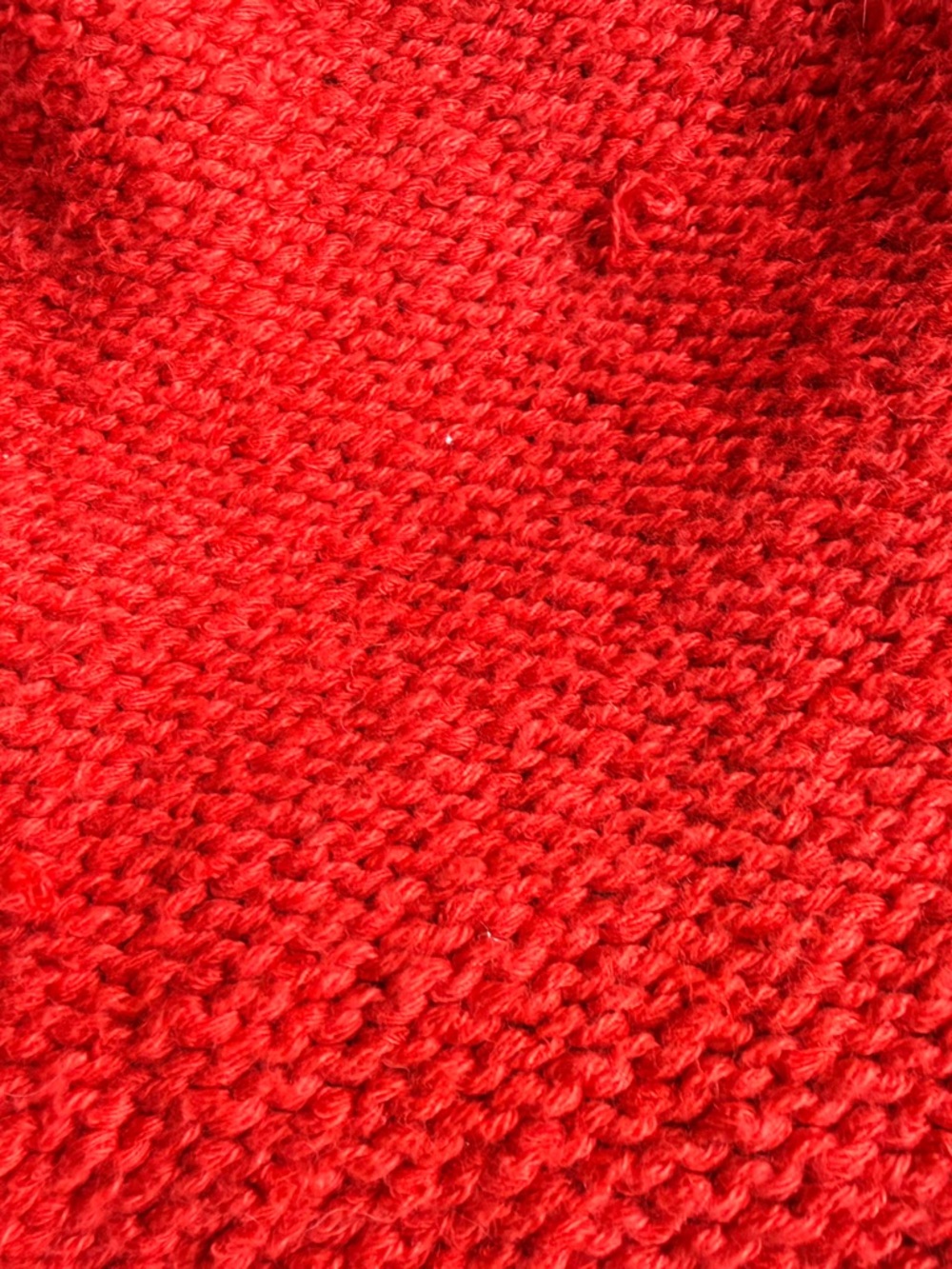 Free People Vibrant Red Riley Mock Neck Balloon Sleeve Sweater - Picture 8 of 8